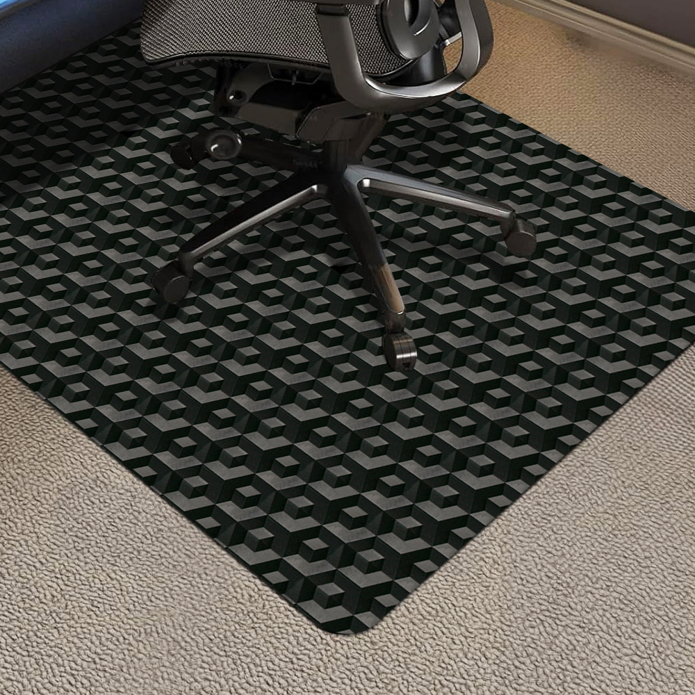 3D Visual Floor Chair Mat, Office Chair Mat for Rolling Chairs