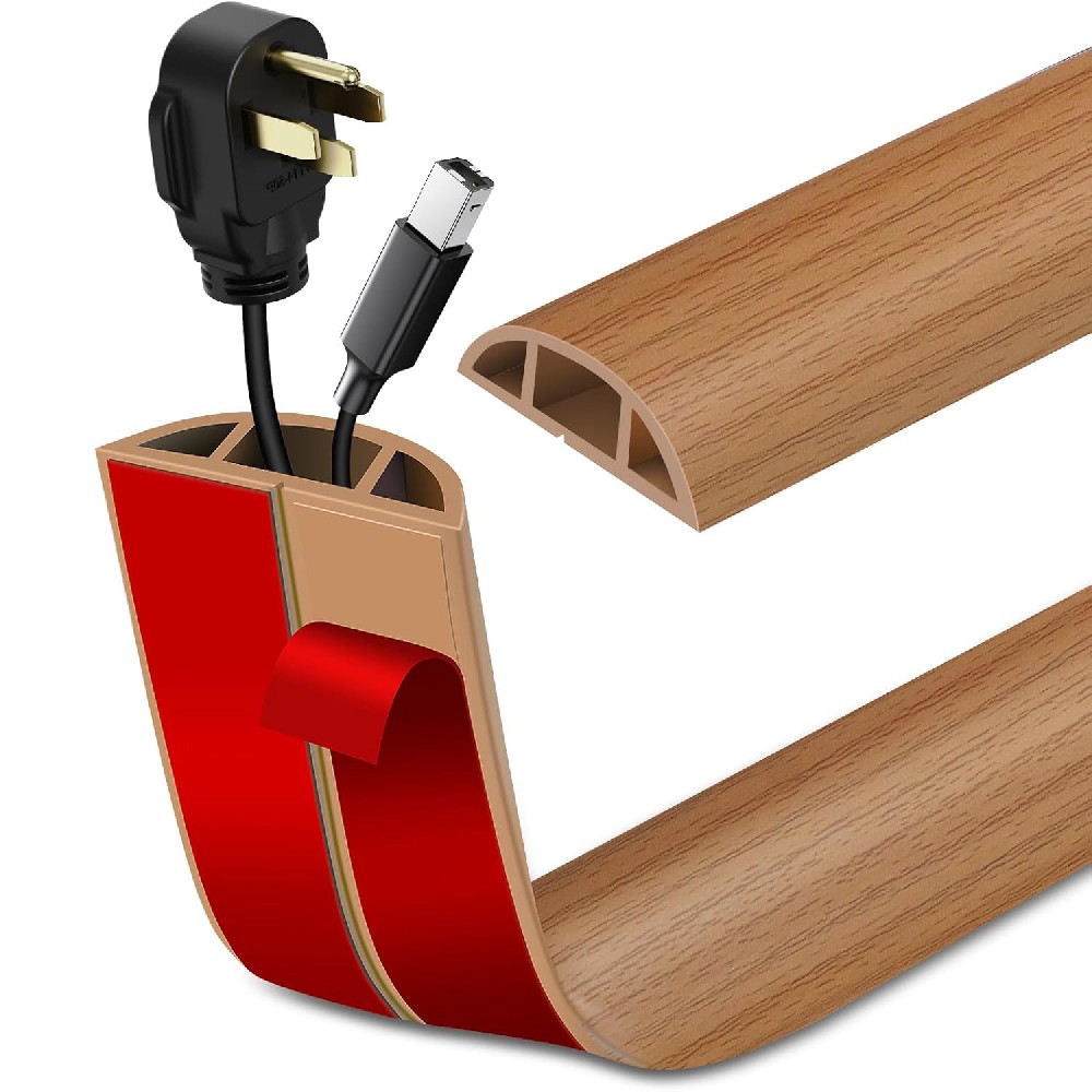 Self Adhesive Cord Hider Floor Extension Cord Covers
