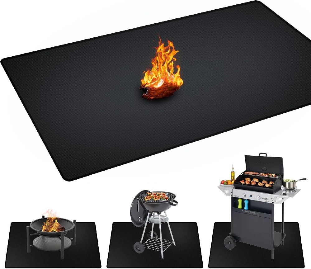Outerdoor BBQ Fire Pit Fireplace Mat