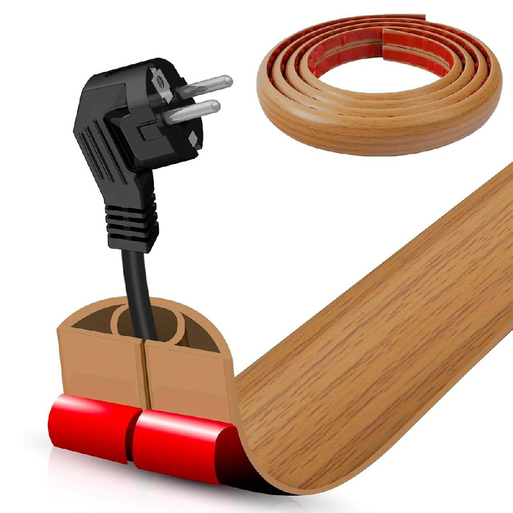 Floor Cord Cover Self Adhesive Cord Hider