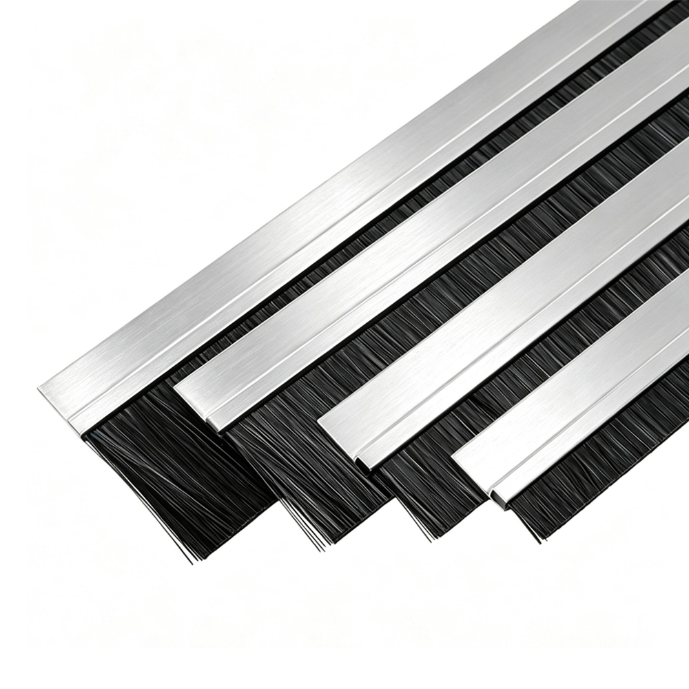 Aluminum Alloy Door Bottom Brush Seal Strip