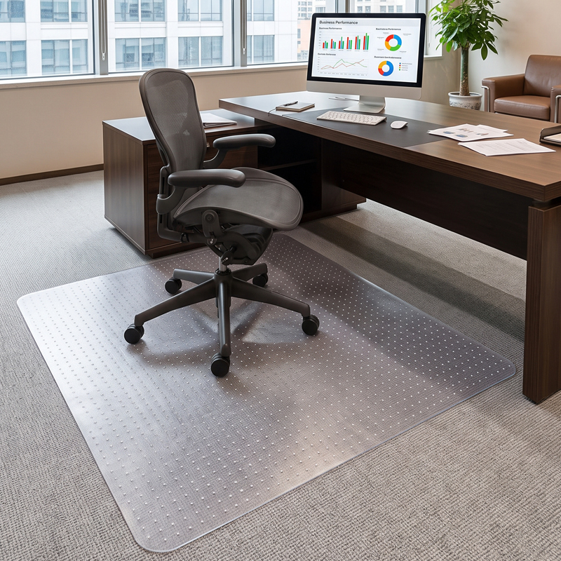 PVC Clear Chair Mat For Carpet