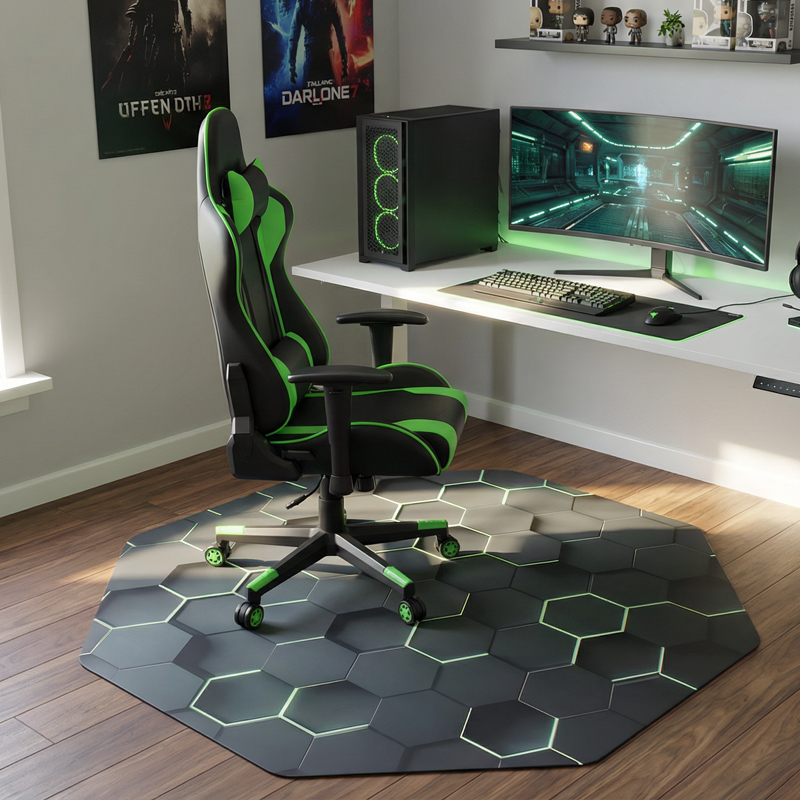 Gaming Chair Mat for Hardwood Floor