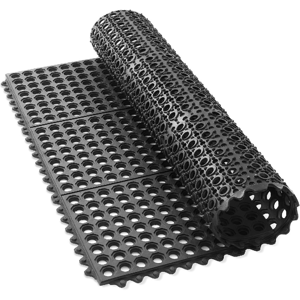 Interlocking Rubber Mat with Holes